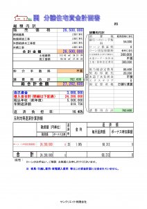 資金計画書